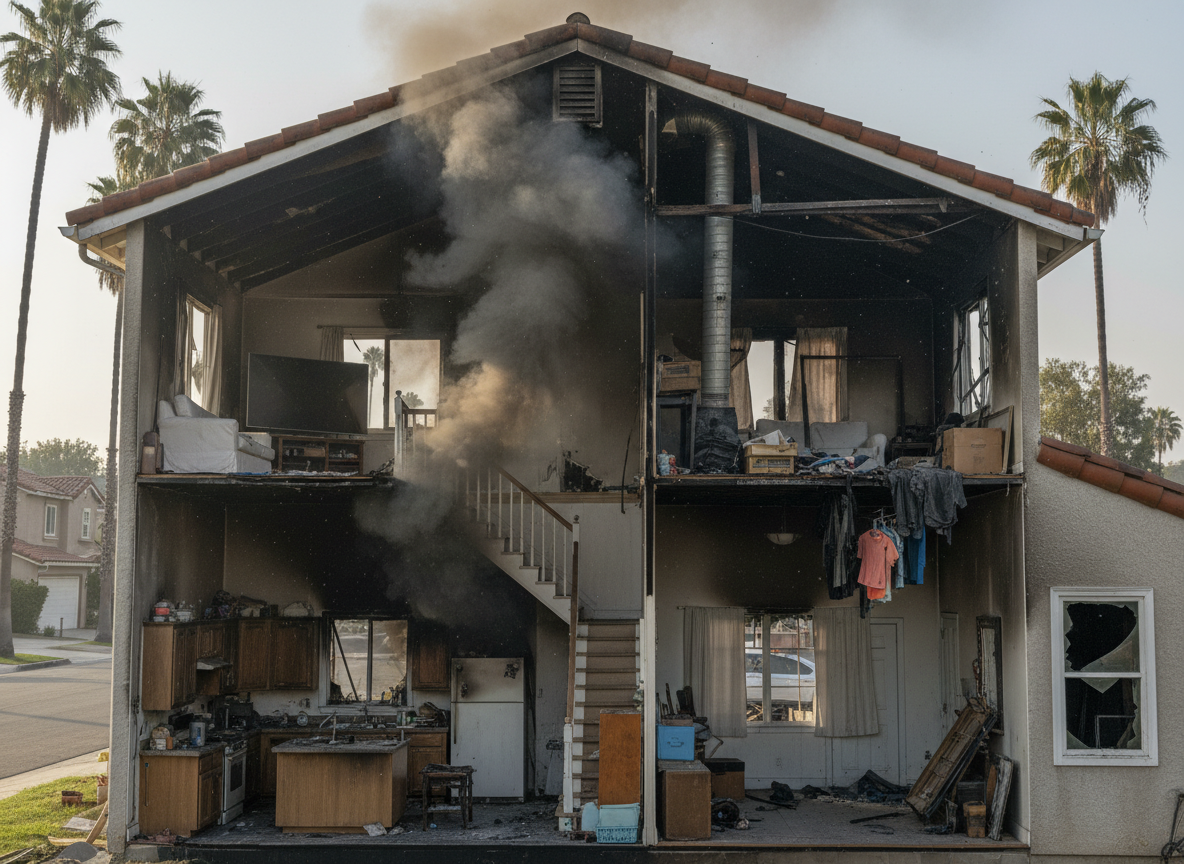 How Smoke Travels Through Van Nuys Homes and What It Affects