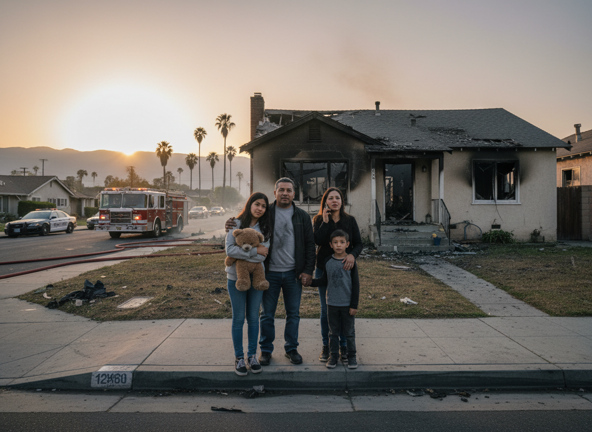 What to Do Right After a House Fire in Van Nuys