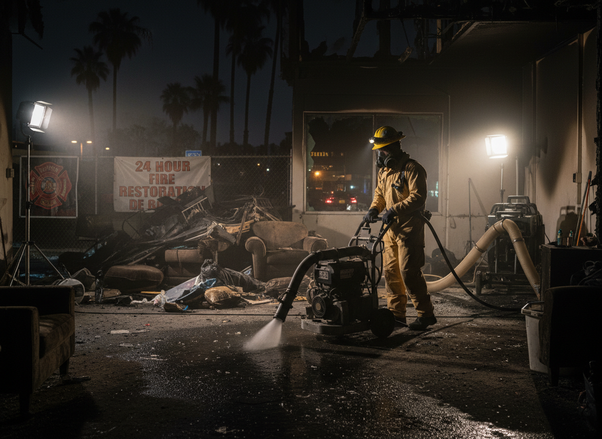 24 Hour Fire Restoration in Van Nuys, CA