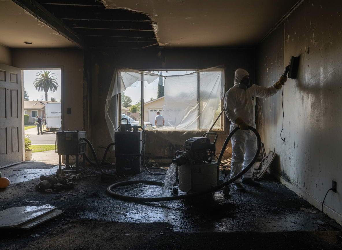 Fire and Flood Restoration in Van Nuys, CA