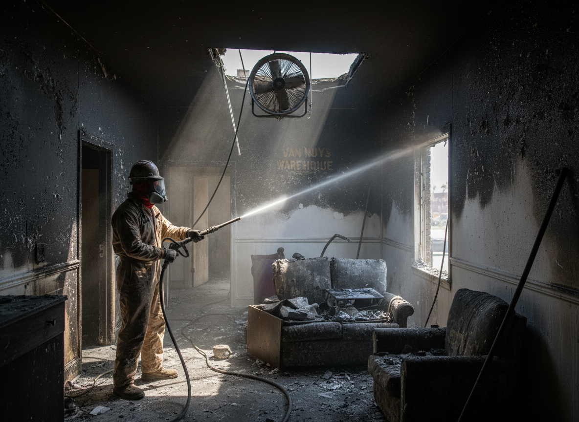 Fire and Smoke Damage Restoration in Van Nuys, CA