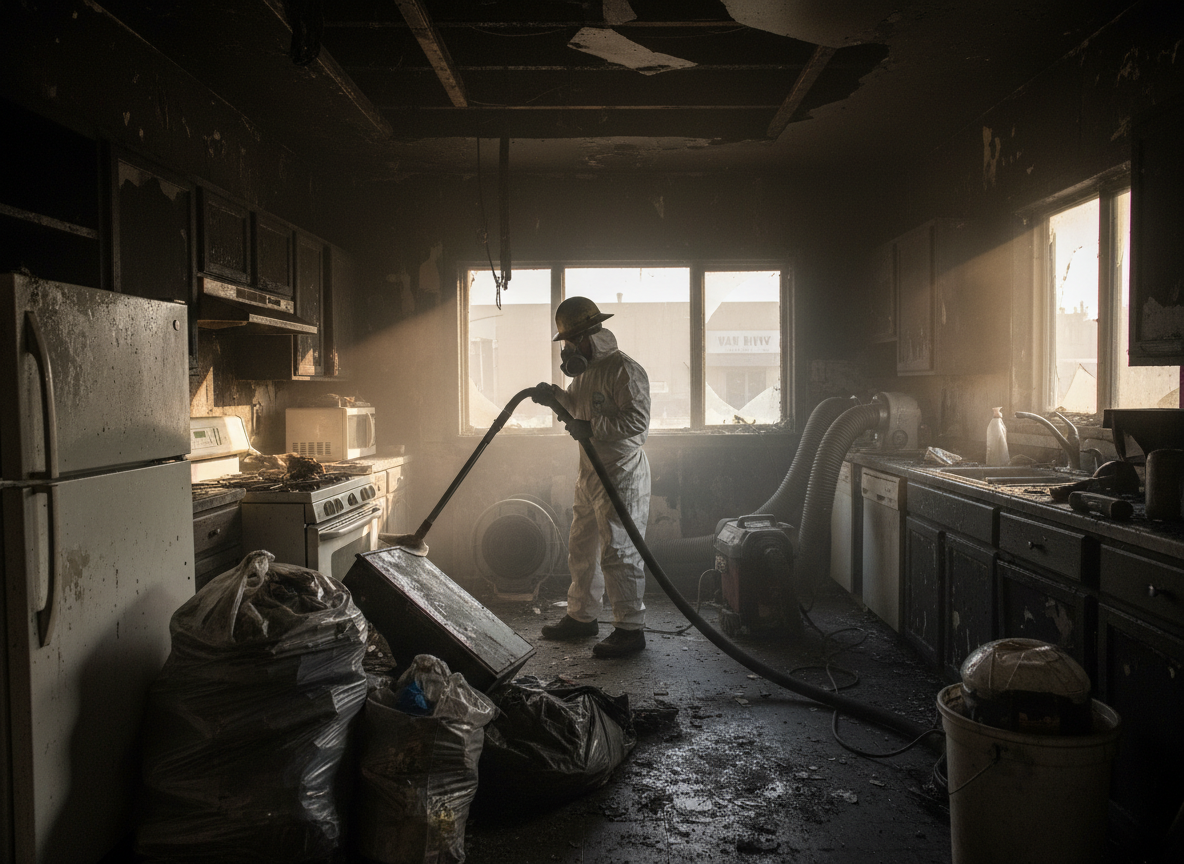Fire Damage Clean Up in Van Nuys, CA