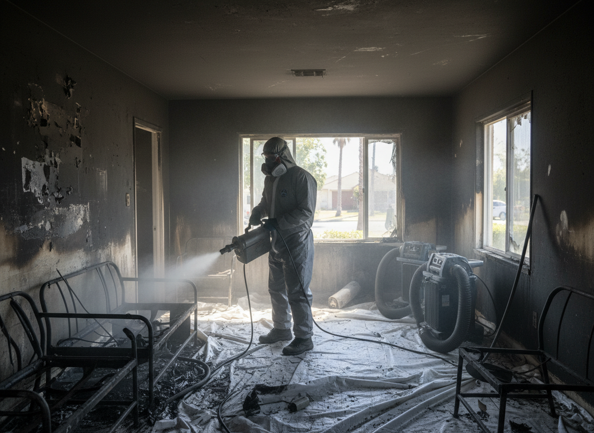 Fire Damage Restoration  in Lake Balboa
