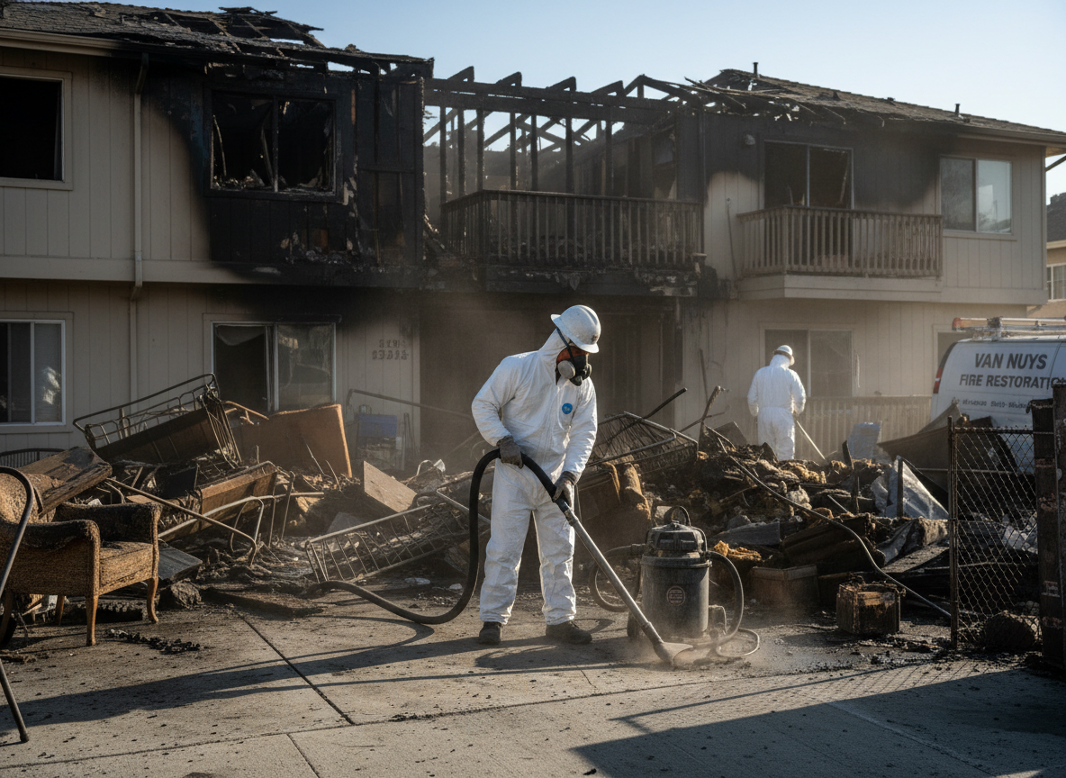 Tenant Fire Damage Cleanup in Van Nuys, CA